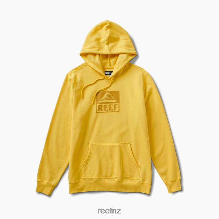 Reef NZ 62JVZ736 - Baseline Pullover Hoodie Men Primrose Yellow Reef
