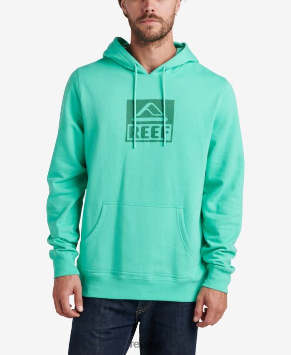 Reef NZ 62JVZ738 - Baseline Pullover Hoodie Men Electric Green Reef