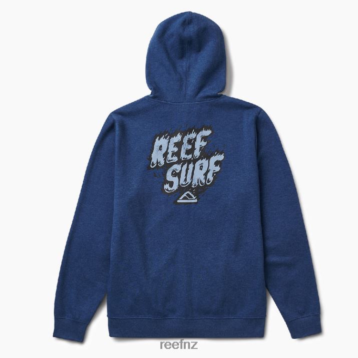 Reef NZ 62JVZ741 - Nelson Zip-Up Hoodie Men Insigna Blue Reef