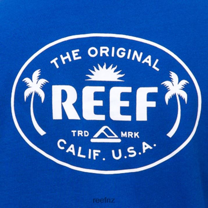 Reef NZ 62JVZ742 - Fraser Pullover Hoodie Men Cobalt Blue Reef