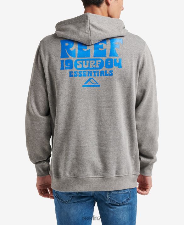 Reef NZ 62JVZ743 - Carland Pullover Hoodie Men Steel Grey Reef