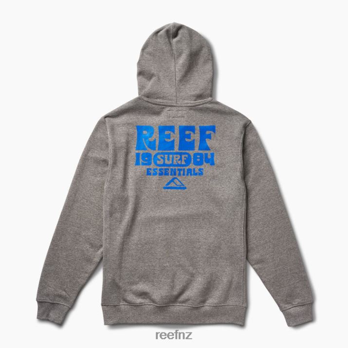 Reef NZ 62JVZ743 - Carland Pullover Hoodie Men Steel Grey Reef