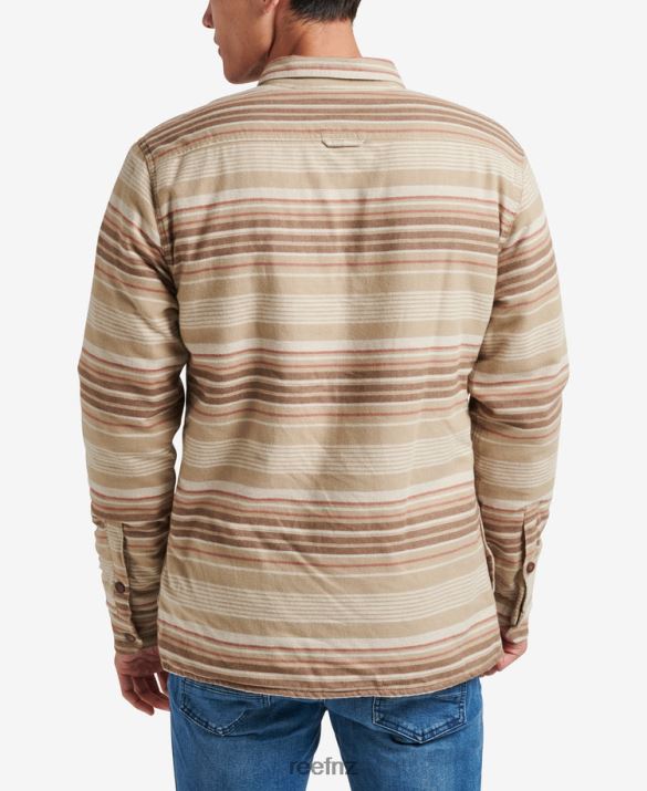 Reef NZ 62JVZ590 - Toro Long Sleeve Sherpa Jacket Men Almond Milk Reef