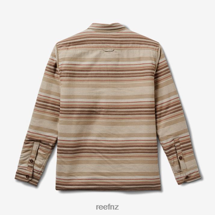 Reef NZ 62JVZ590 - Toro Long Sleeve Sherpa Jacket Men Almond Milk Reef