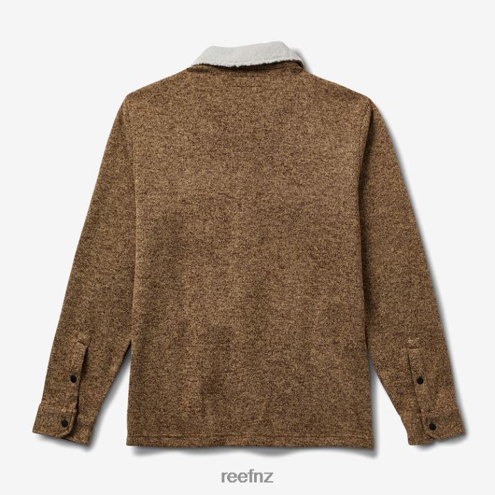 Reef NZ 62JVZ726 - Owen Shacket Men Coriander Reef