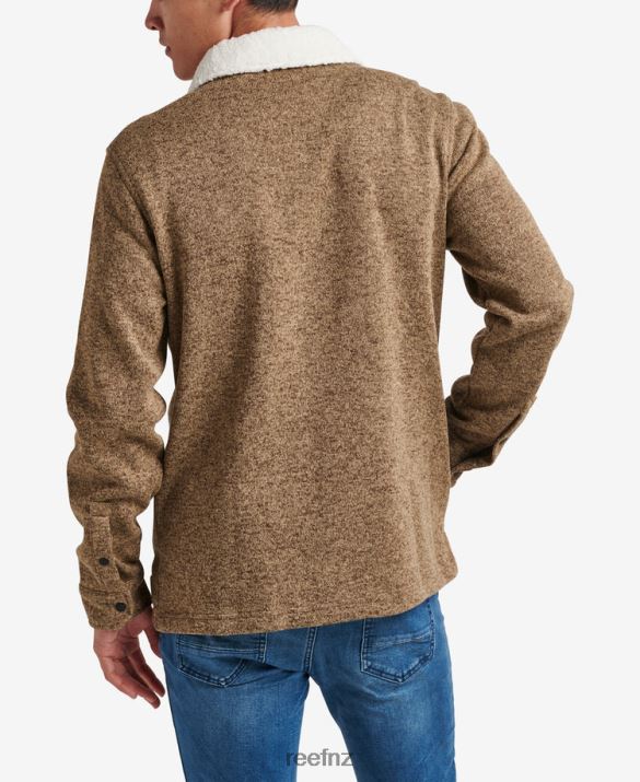 Reef NZ 62JVZ726 - Owen Shacket Men Coriander Reef
