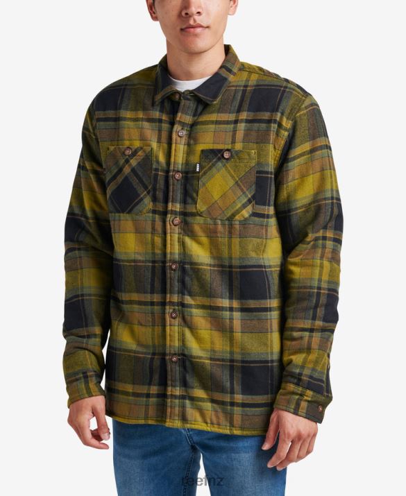 Reef NZ 62JVZ727 - Hickman Long Sleeve Shacket Men Avocado Reef