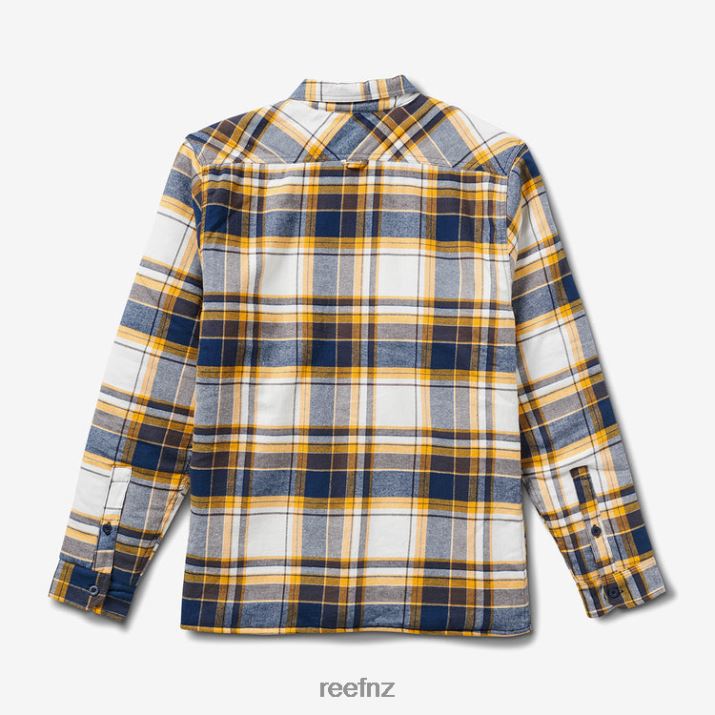 Reef NZ 62JVZ730 - Hickman Long Sleeve Shacket Men Indigo Blue Reef