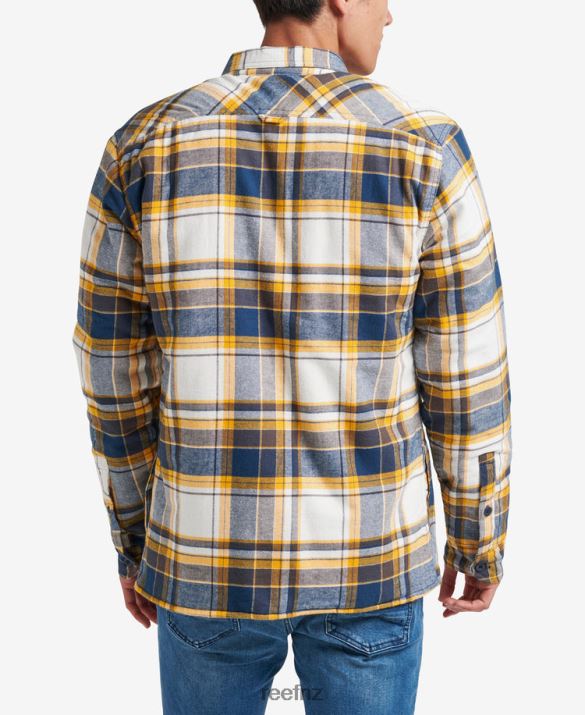 Reef NZ 62JVZ730 - Hickman Long Sleeve Shacket Men Indigo Blue Reef
