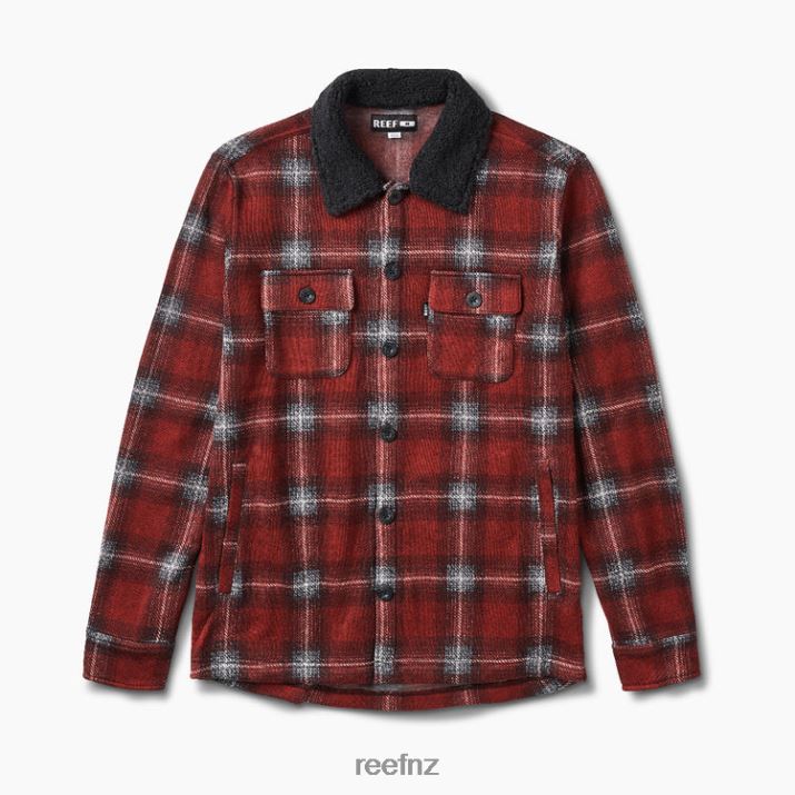 Reef NZ 62JVZ733 - Kerney Jacket Men Madder Brown Reef