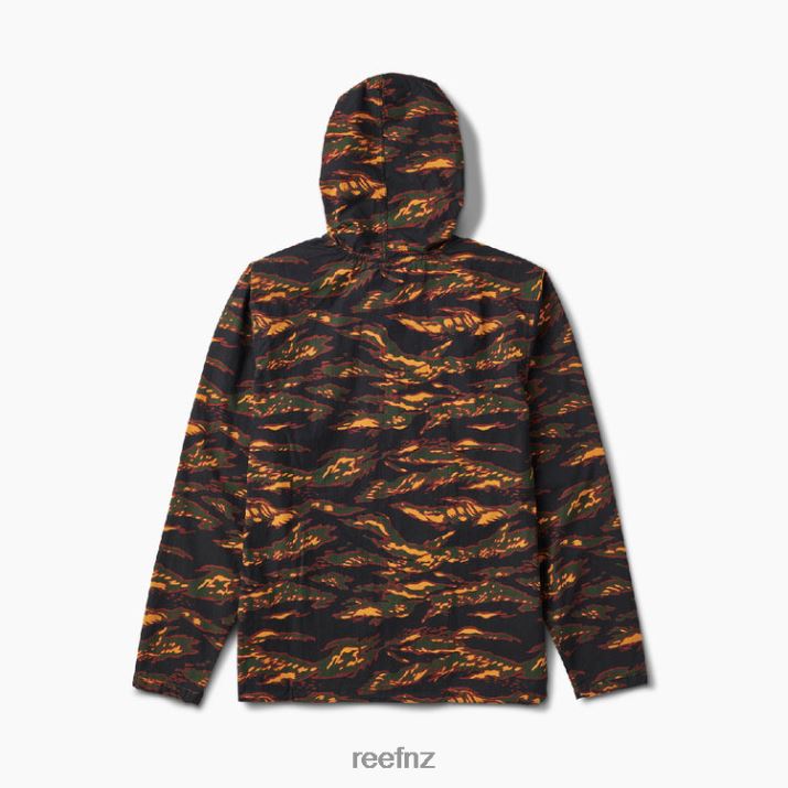 Reef NZ 62JVZ745 - Hensler Half-Zip Pullover Jacket Men Camo Reef