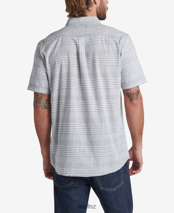 Reef NZ 62JVZ638 - Manny Short Sleeve Shirt Men Indigo Blue Reef