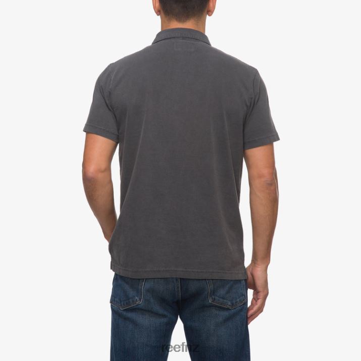 Reef NZ 62JVZ641 - Walker Short Sleeve Polo Men Pirate Blk Reef