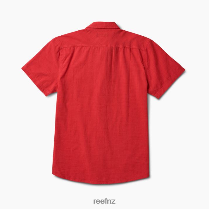Reef NZ 62JVZ646 - Winfred Short Sleeve Shirt Men Hibiscus Reef