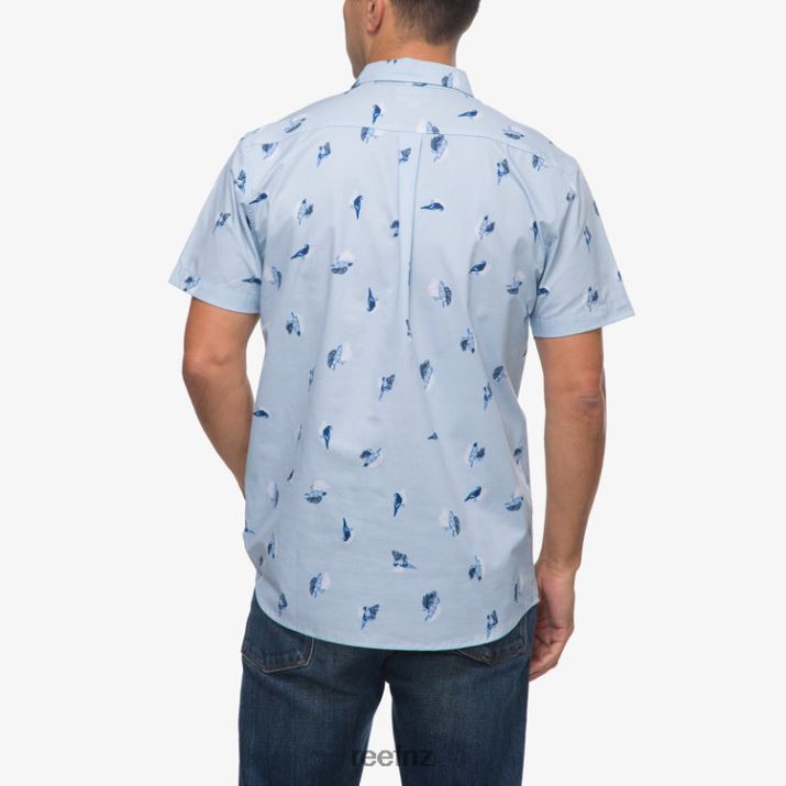 Reef NZ 62JVZ654 - Barrel Short Sleeve Shirt Men Skyway Reef