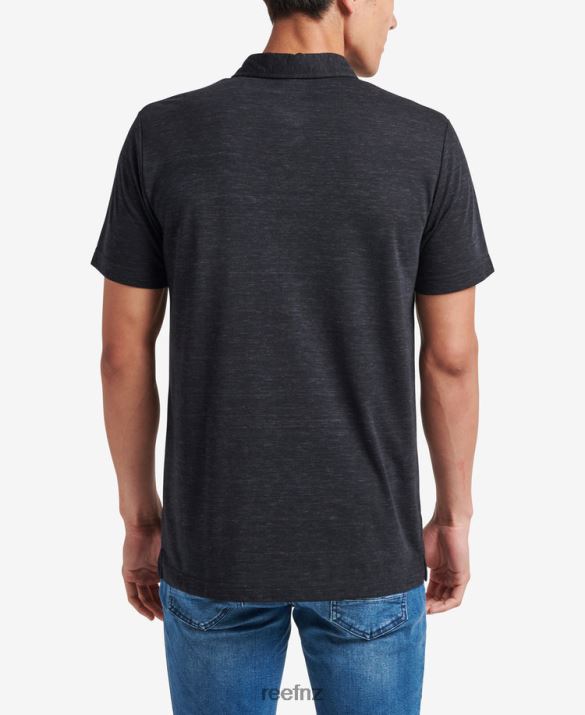 Reef NZ 62JVZ656 - Piston Tech Short Sleeve Polo Men Caviar Reef