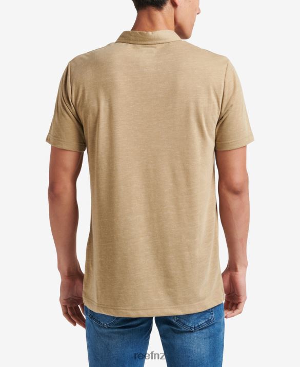 Reef NZ 62JVZ658 - Piston Tech Short Sleeve Polo Men Coriander Reef
