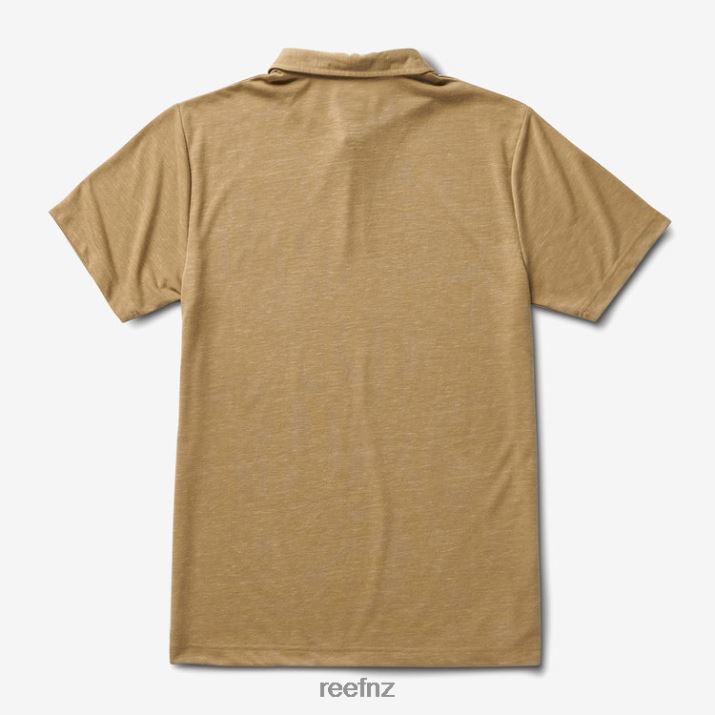 Reef NZ 62JVZ658 - Piston Tech Short Sleeve Polo Men Coriander Reef