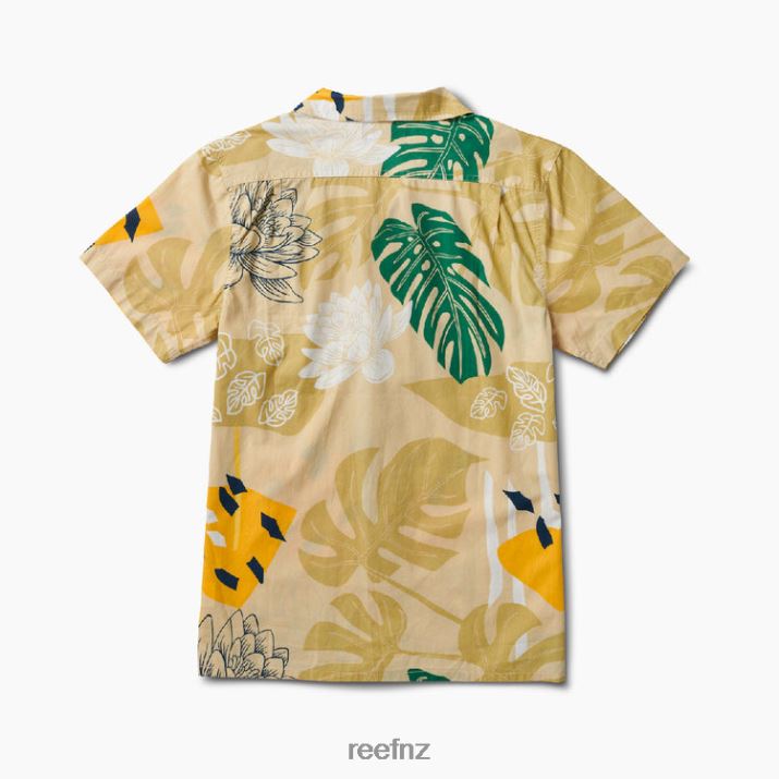Reef NZ 62JVZ660 - Otis Short Sleeve Shirt Men Fog Reef