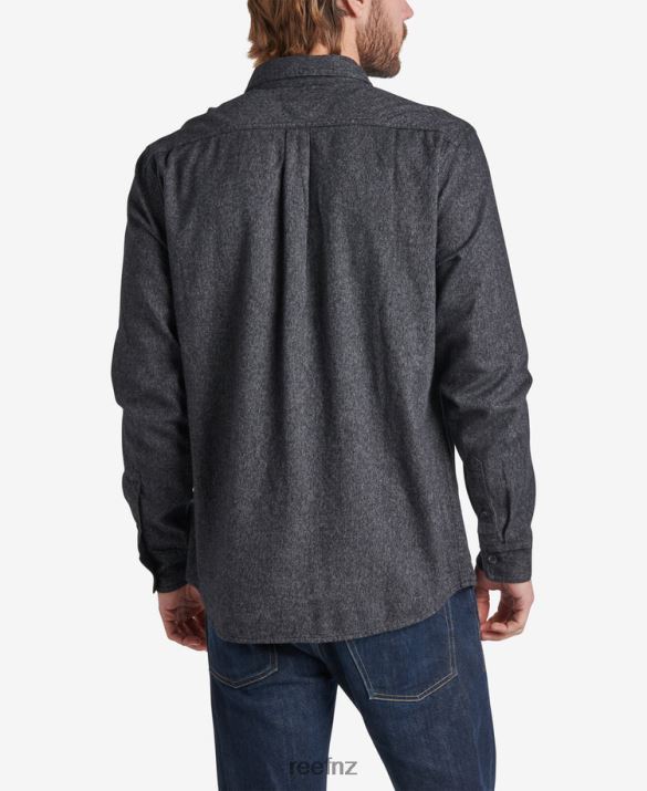 Reef NZ 62JVZ666 - Rask Long Sleeve Flannel Men Caviar Reef