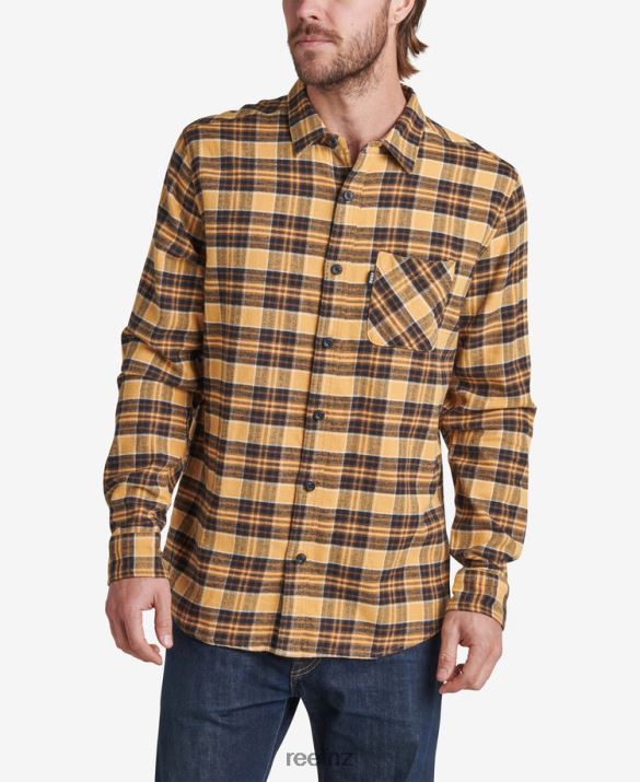Reef NZ 62JVZ667 - Kosma Long Sleeve Flannel Shirt Men Oak Bluff Reef