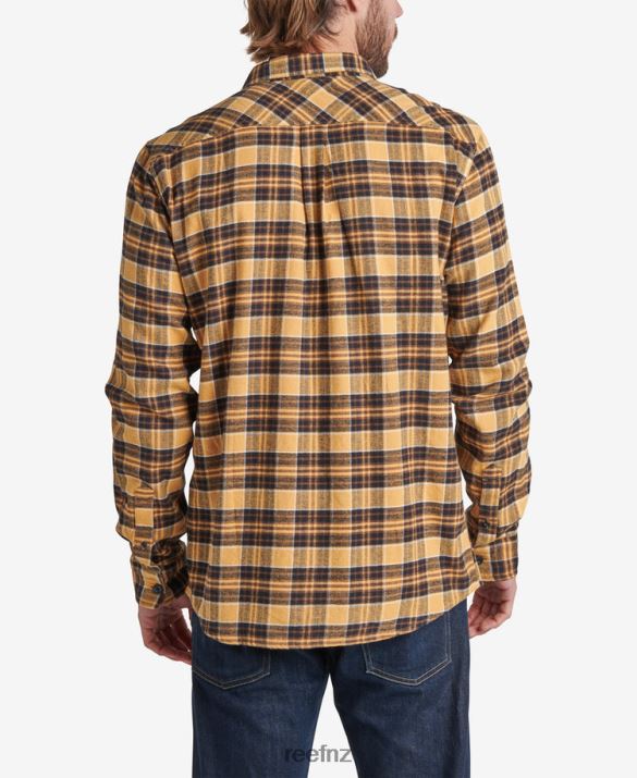 Reef NZ 62JVZ667 - Kosma Long Sleeve Flannel Shirt Men Oak Bluff Reef