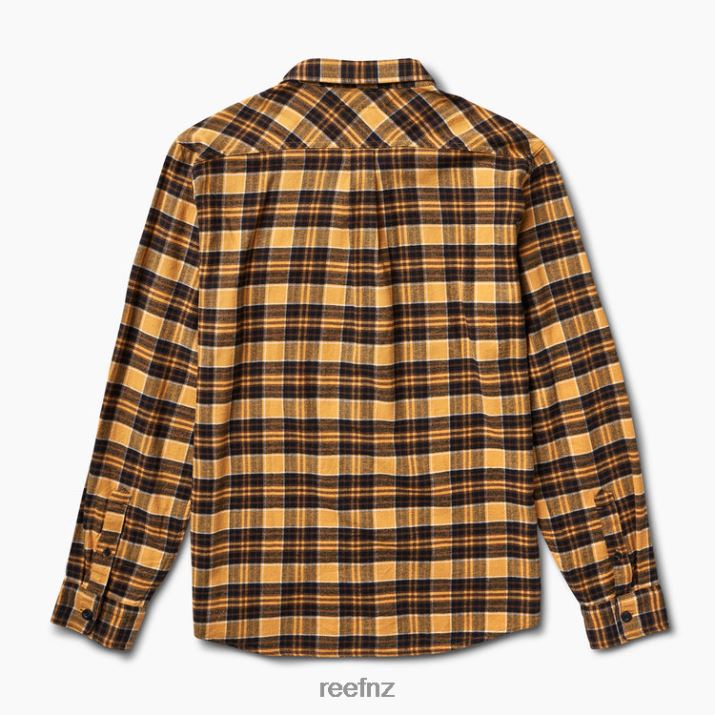 Reef NZ 62JVZ667 - Kosma Long Sleeve Flannel Shirt Men Oak Bluff Reef