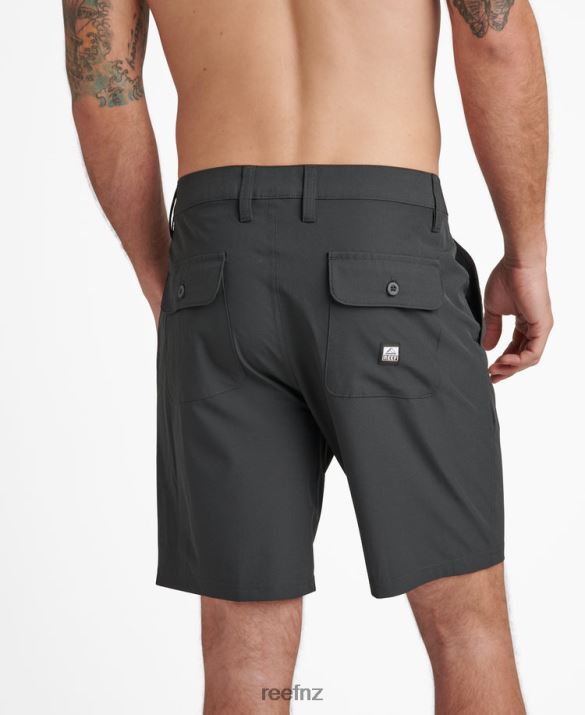 Reef NZ 62JVZ671 - Medford Hybrid Walk Short 19\" Men Caviar Reef