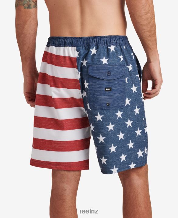 Reef NZ 62JVZ680 - Hancock Board Short 18\" Men Insigna Blue Reef