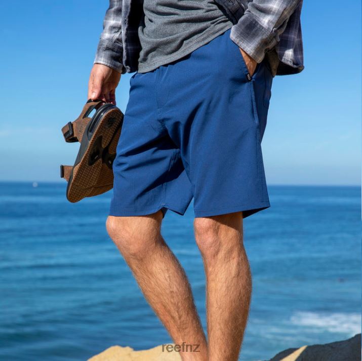 Reef NZ 62JVZ683 - Medford Hybrid Walk Short 19\" Men Insigna Blue Reef