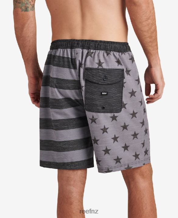 Reef NZ 62JVZ684 - Hancock Board Short 18\" Men Caviar Reef