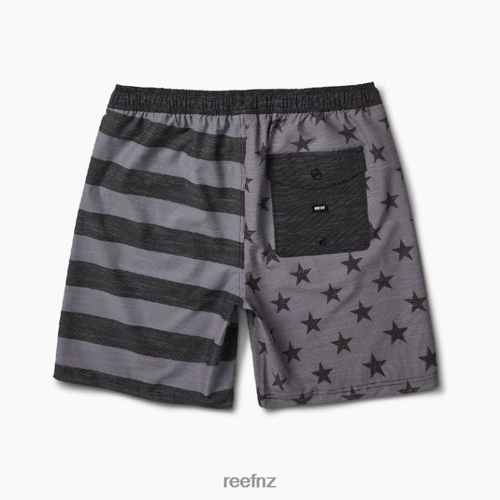 Reef NZ 62JVZ684 - Hancock Board Short 18\" Men Caviar Reef