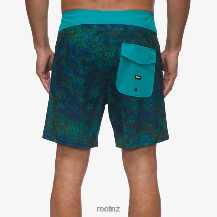 Reef NZ 62JVZ690 - Worley Board Short 17\" Men Tile Blue Reef