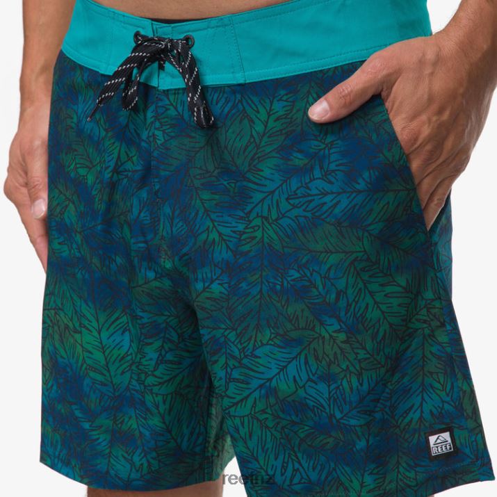 Reef NZ 62JVZ690 - Worley Board Short 17\" Men Tile Blue Reef