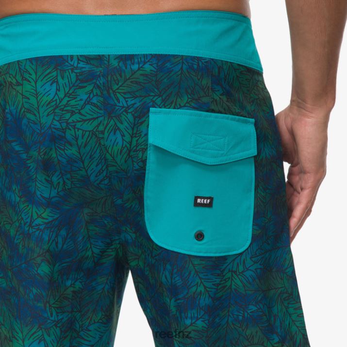 Reef NZ 62JVZ690 - Worley Board Short 17\" Men Tile Blue Reef