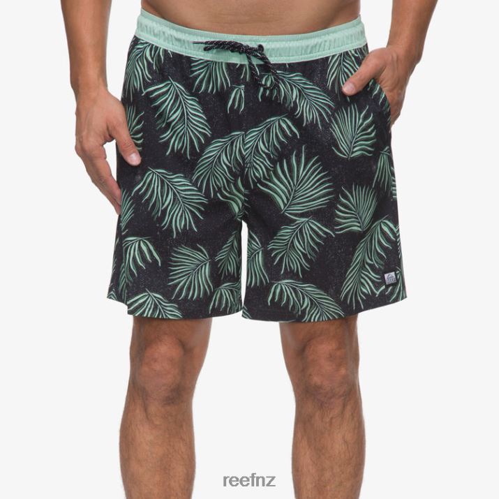 Reef NZ 62JVZ692 - Reno Elastic Waist Board Short 17" Men Caviar Reef