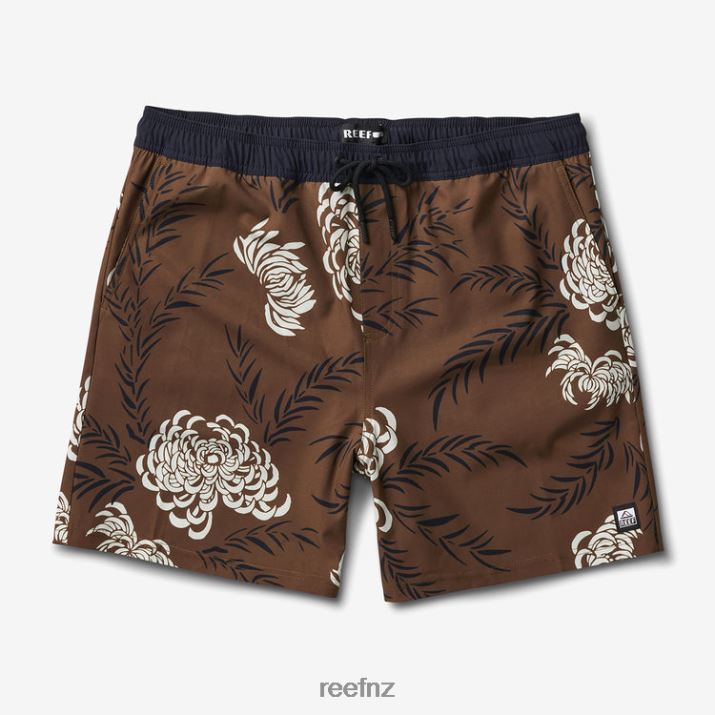 Reef NZ 62JVZ696 - John Volley Short 17" Men Dark Olive Reef