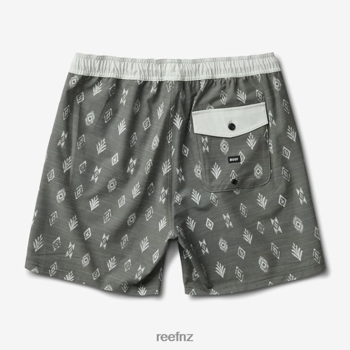 Reef NZ 62JVZ697 - Billy Volley Short 17\" Men Thyme Reef
