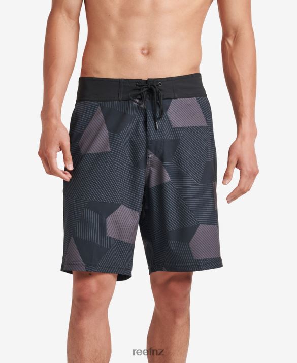 Reef NZ 62JVZ701 - Burman Board Short 19" Men Caviar Reef