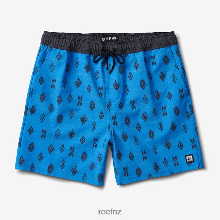 Reef NZ 62JVZ703 - Billy Volley Short 17\" Men French Blue Reef