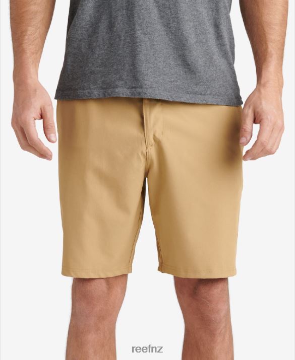 Reef NZ 62JVZ707 - Medford Hybrid Walk Short 19" Men Otter Reef