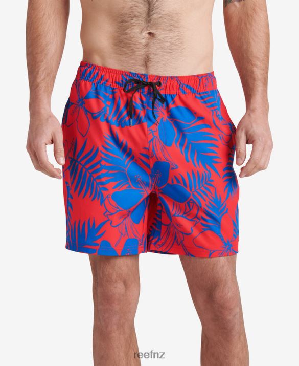 Reef NZ 62JVZ720 - Walton Board Short 19" Men Hibiscus Reef