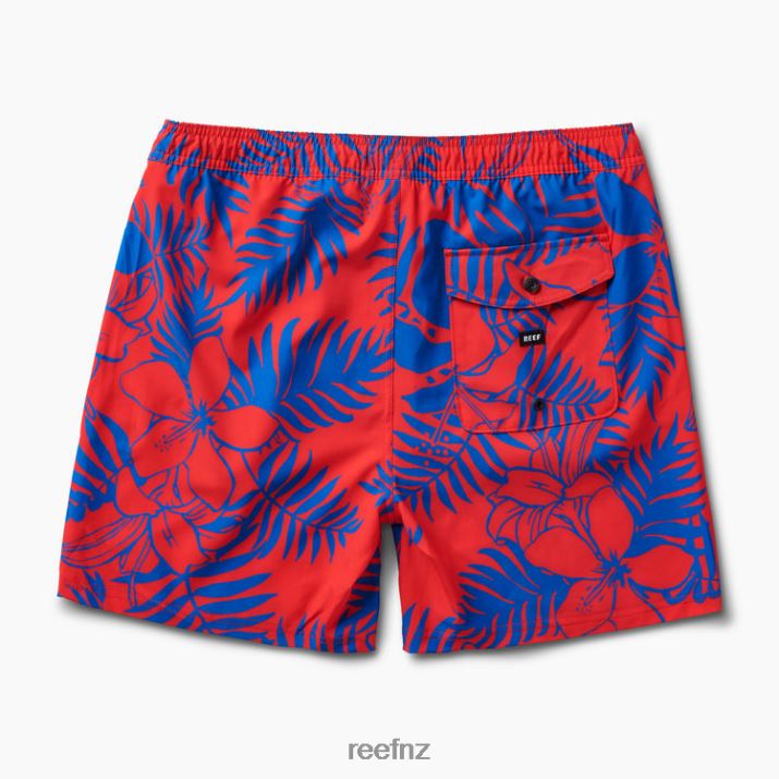 Reef NZ 62JVZ720 - Walton Board Short 19\" Men Hibiscus Reef
