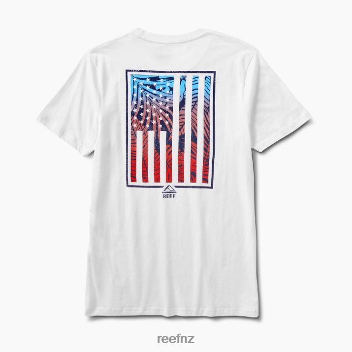 Reef NZ 62JVZ553 - Jamison Short Sleeve Tee Men Marshmallow Reef