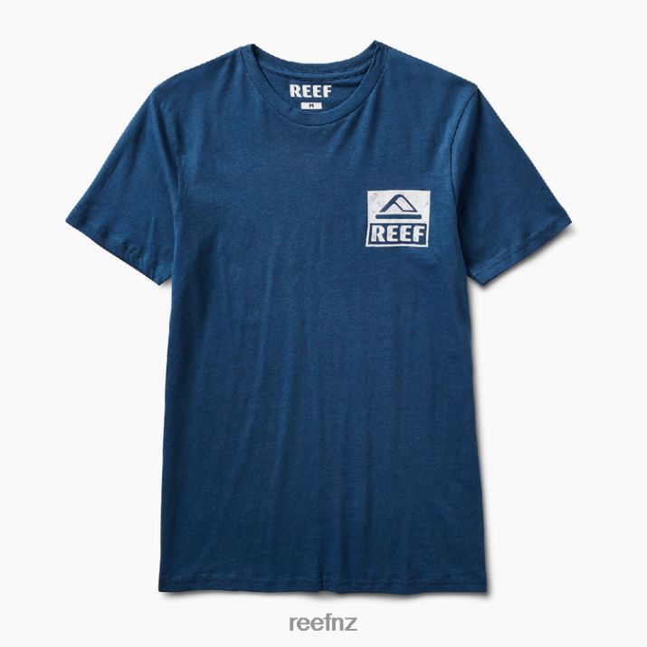 Reef NZ 62JVZ554 - Wellie Short Sleeve Tee Men Insignia Blue Reef