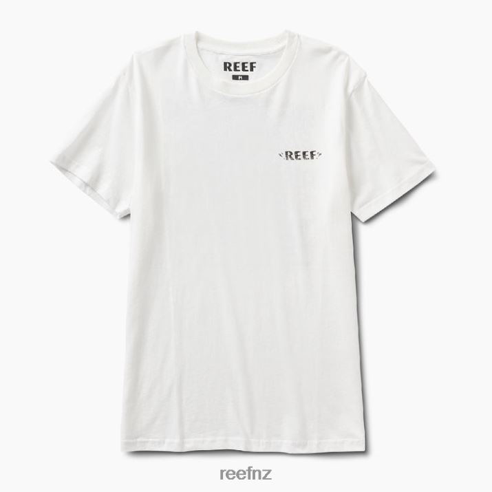 Reef NZ 62JVZ555 - Venturing Short Sleeve Tee Men Marshmallow Reef