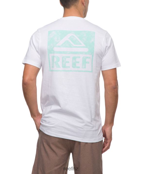Reef NZ 62JVZ560 - Wellie Short Sleeve Tee Men Bright White Reef