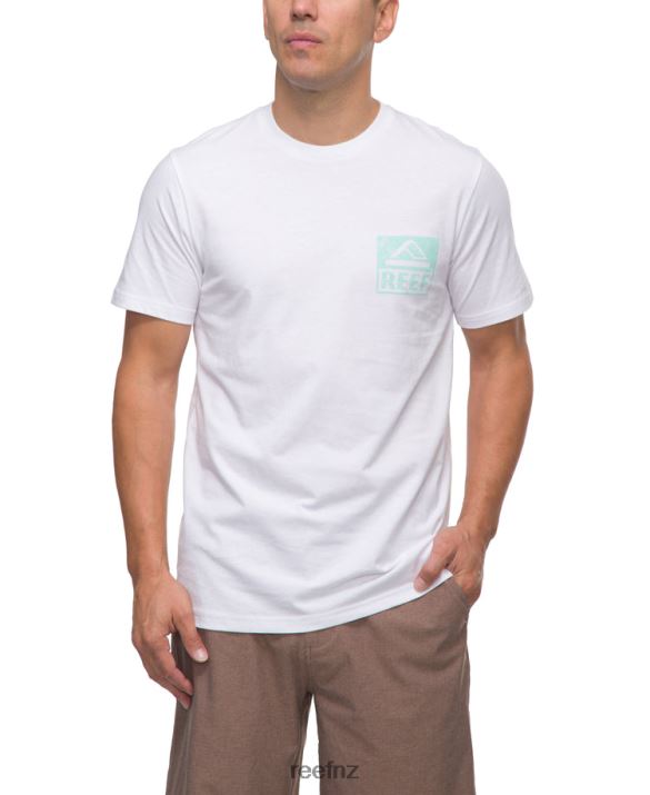 Reef NZ 62JVZ560 - Wellie Short Sleeve Tee Men Bright White Reef