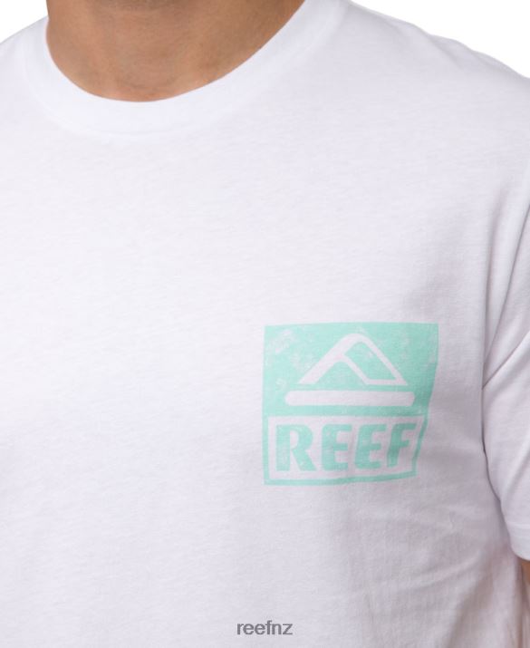 Reef NZ 62JVZ560 - Wellie Short Sleeve Tee Men Bright White Reef