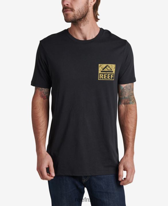 Reef NZ 62JVZ561 - Wellie Short Sleeve Tee Men Caviar Reef